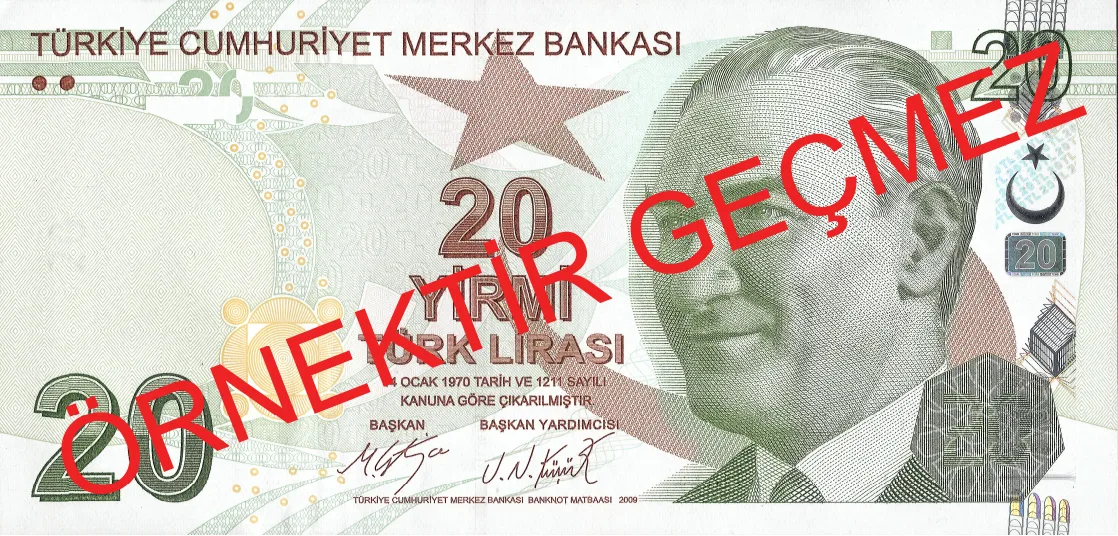 9.Emisyon 20 Türk Lirası III.Tertip